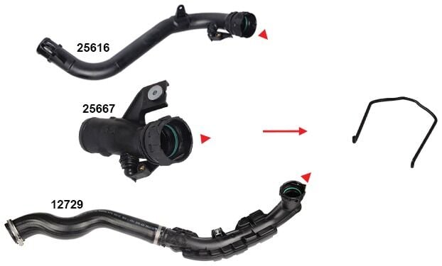 Renault Kangoo II - Kangoo - Master II Turbo Borusu Sekmanı - 144601FE1C - 14460BB30A - 7701069812 - 144603VA0A - 144603VA1A - 14460BB31A - 144601FE0C - 1102600Q0C - 7701072003 - 7701067701 - GM 93191946