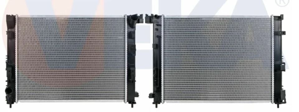 Renault Clio 5 - V (1.0 TCE H4D / 1.3 TCE H5H) Motor Su Radyatörü - 214106666R - 214105FA0A - Veka