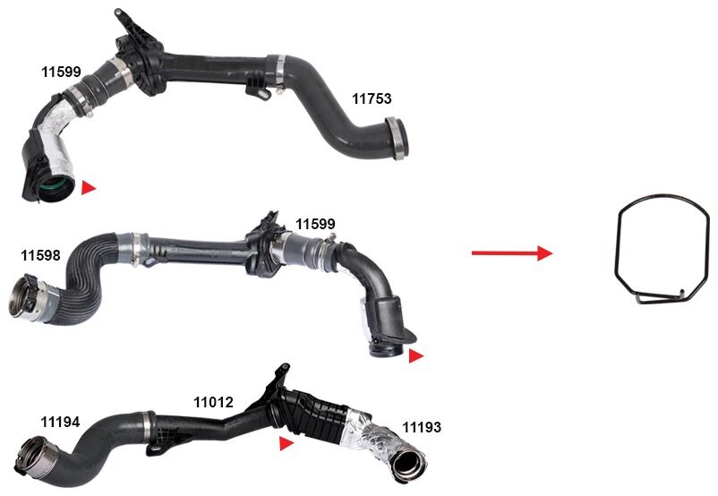 Renault Fluence - Scenic III - Kangoo - Megane III 1.5 dCi Turbo Borusu Sekmanı - 7701071997