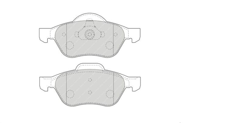 Renault Megane 2 - II (2006 - 2010) Ön Fren Balatası - 410601237R